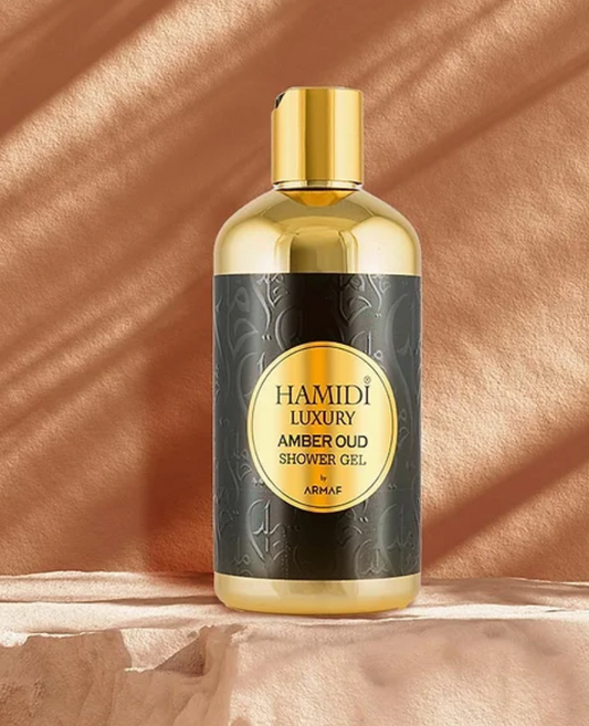 Hamidi Luxury Oud Amber 16.9 Oz Shower Gel (500ml)