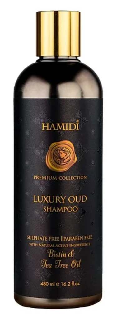 Hamidi Luxury Oud Shampoo Biotin & Tea Tree 480ml