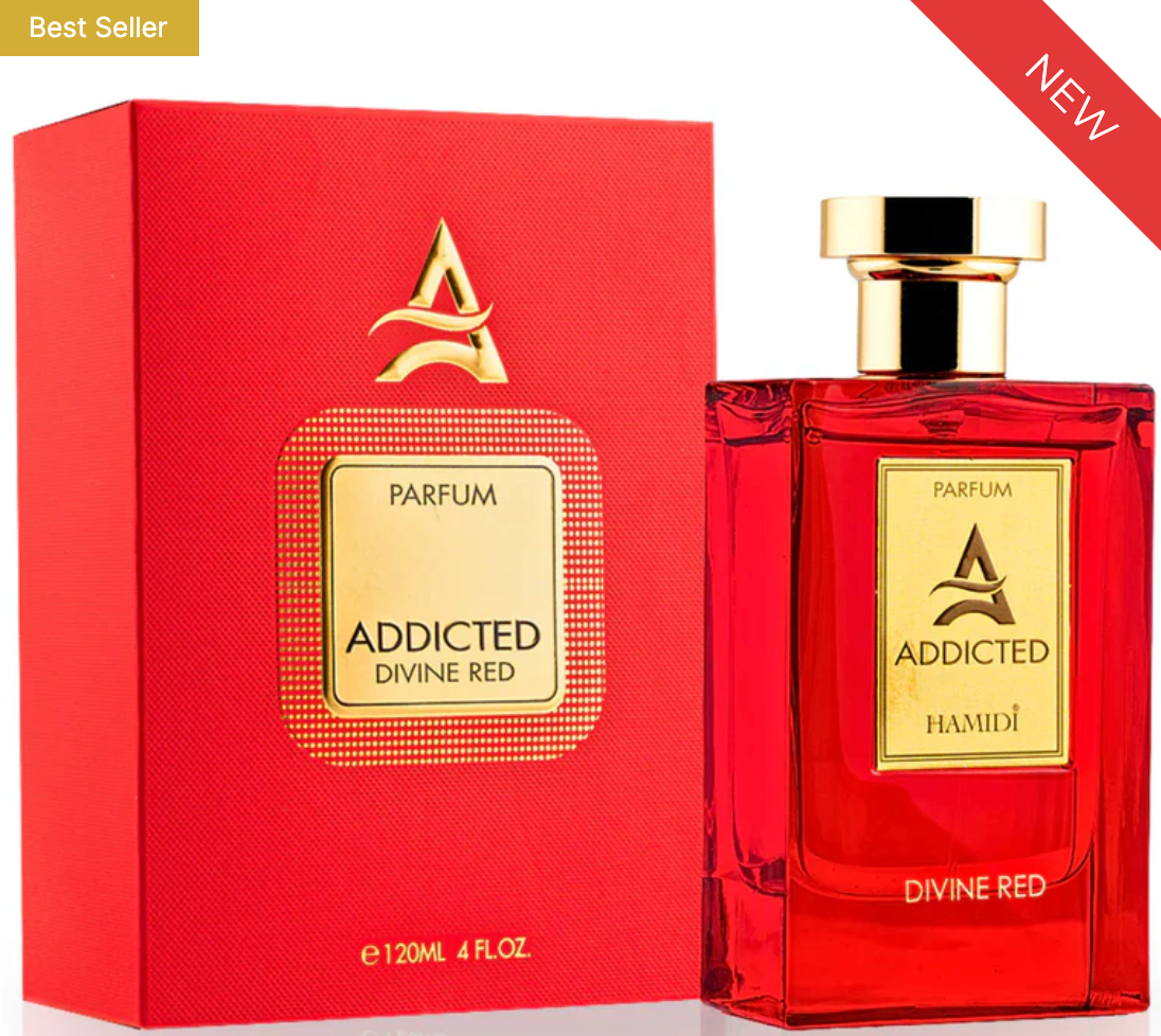 Hamidi Addicted Divine Red Eau De Parfum 120ml_Inspired by baccarat rouge 540